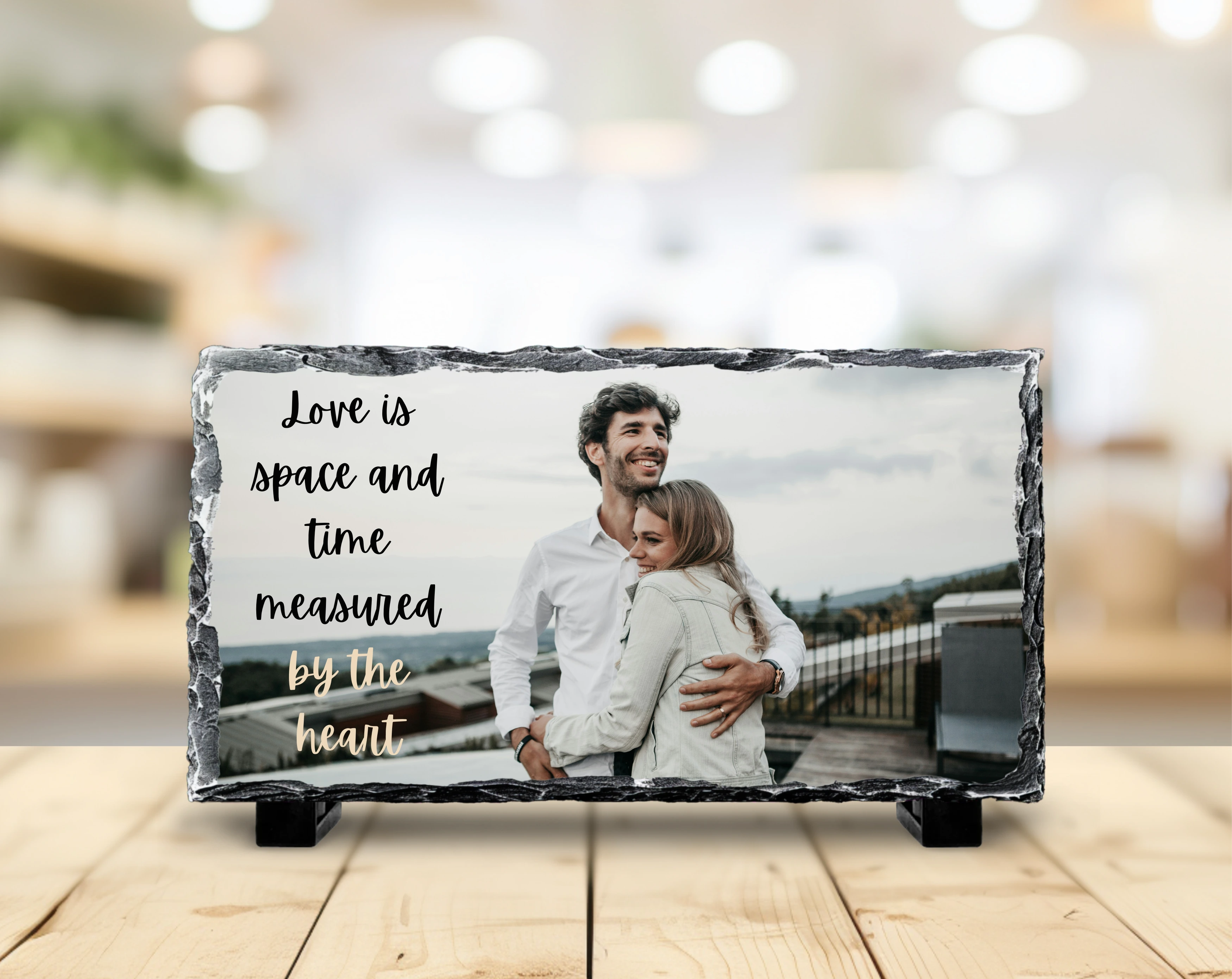 Placă Ardezie Dreptunghiulară Personalizată 12x22cm