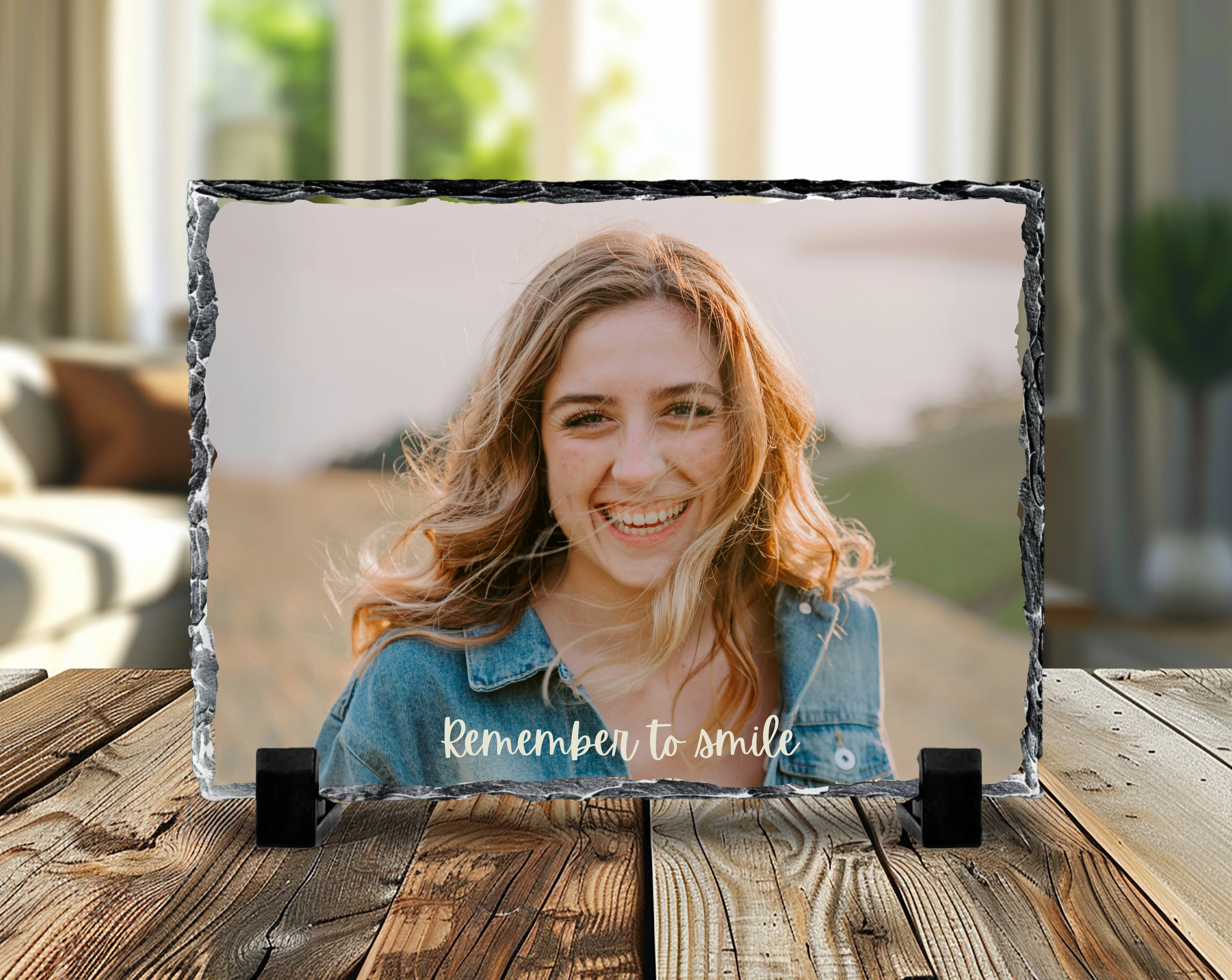 Placă Ardezie Dreptunghiulară Personalizată 15x20cm